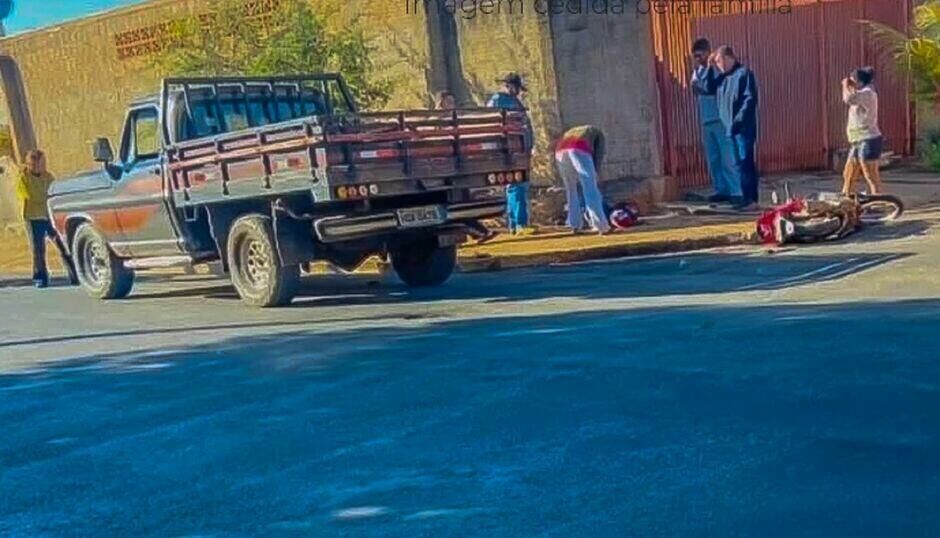 Imagem de compartilhamento para o artigo Acidente grave em Paranaíba deixa motociclista com traumatismo craniano da MS Todo dia